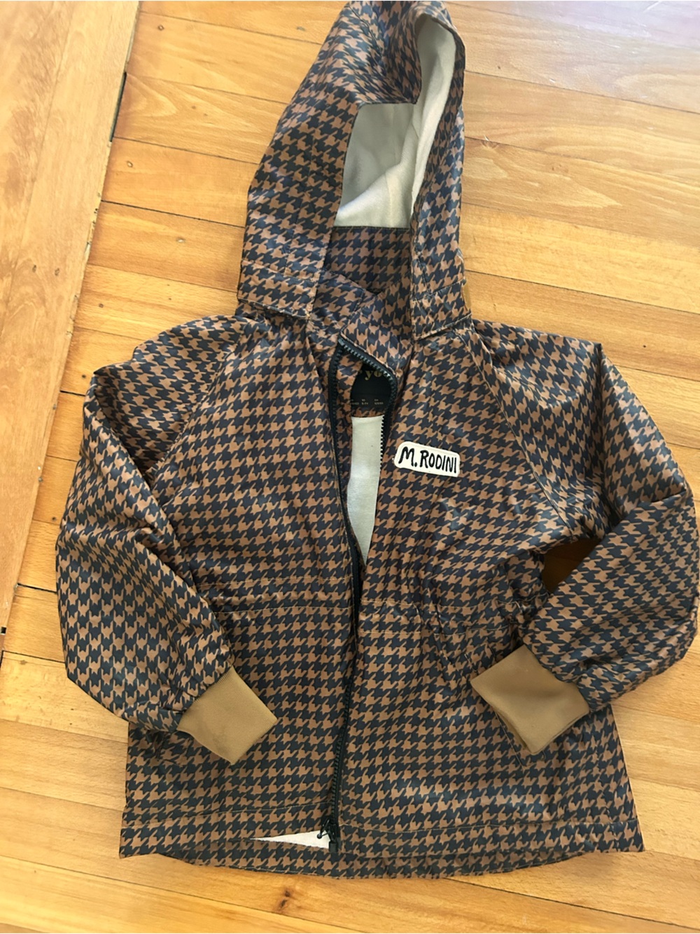 Mini Rodini Houndstooth Rain Wind Jacket